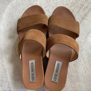 Steve Madden Matilda Suede Platform Sandals